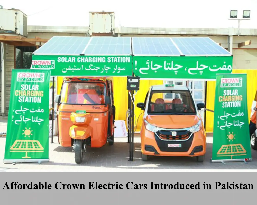Affordable Crown Electric Cars Introduced in Pakistan