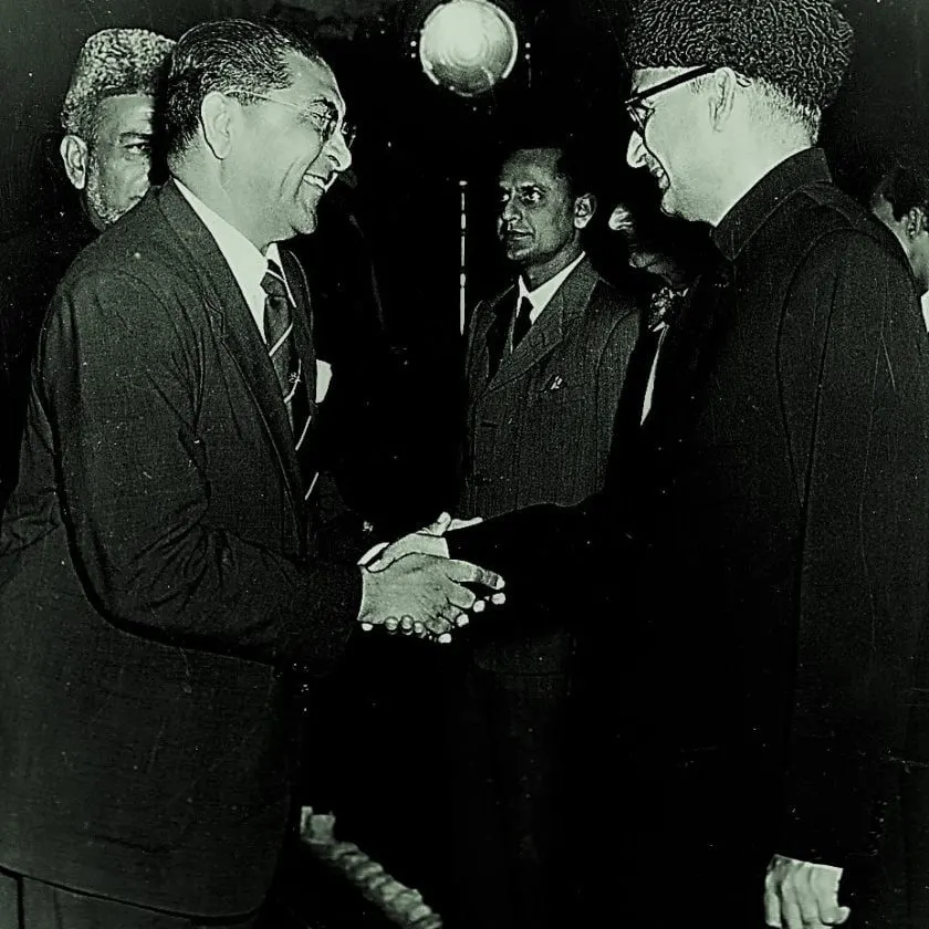 Ahmed Dawood with the Prime Minister Muhammad Ali