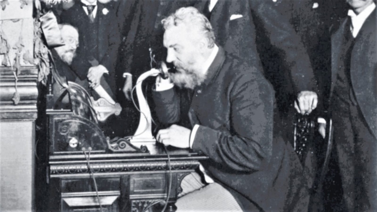 Alexander Graham Bell patents the telephone 