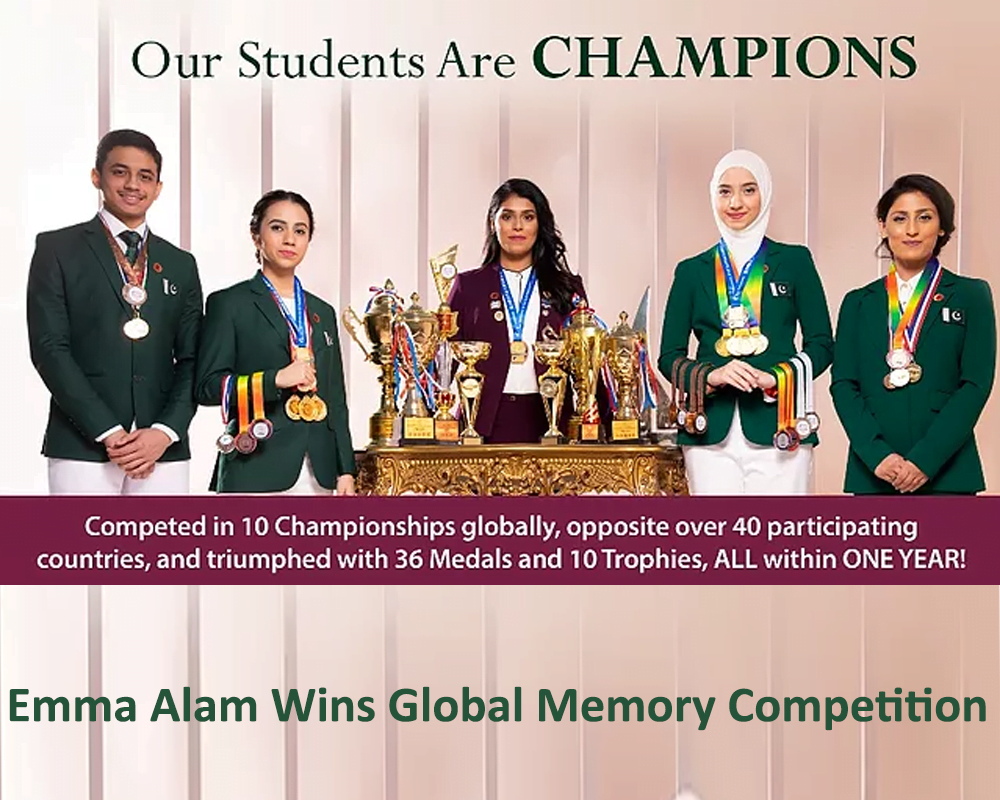 Emma Alam Wins Global Memory Competition