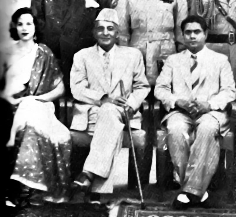 Ghulam Muhammad and his secretarty