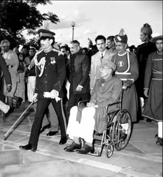 Malik Ghulam Muhammad Paralyzed