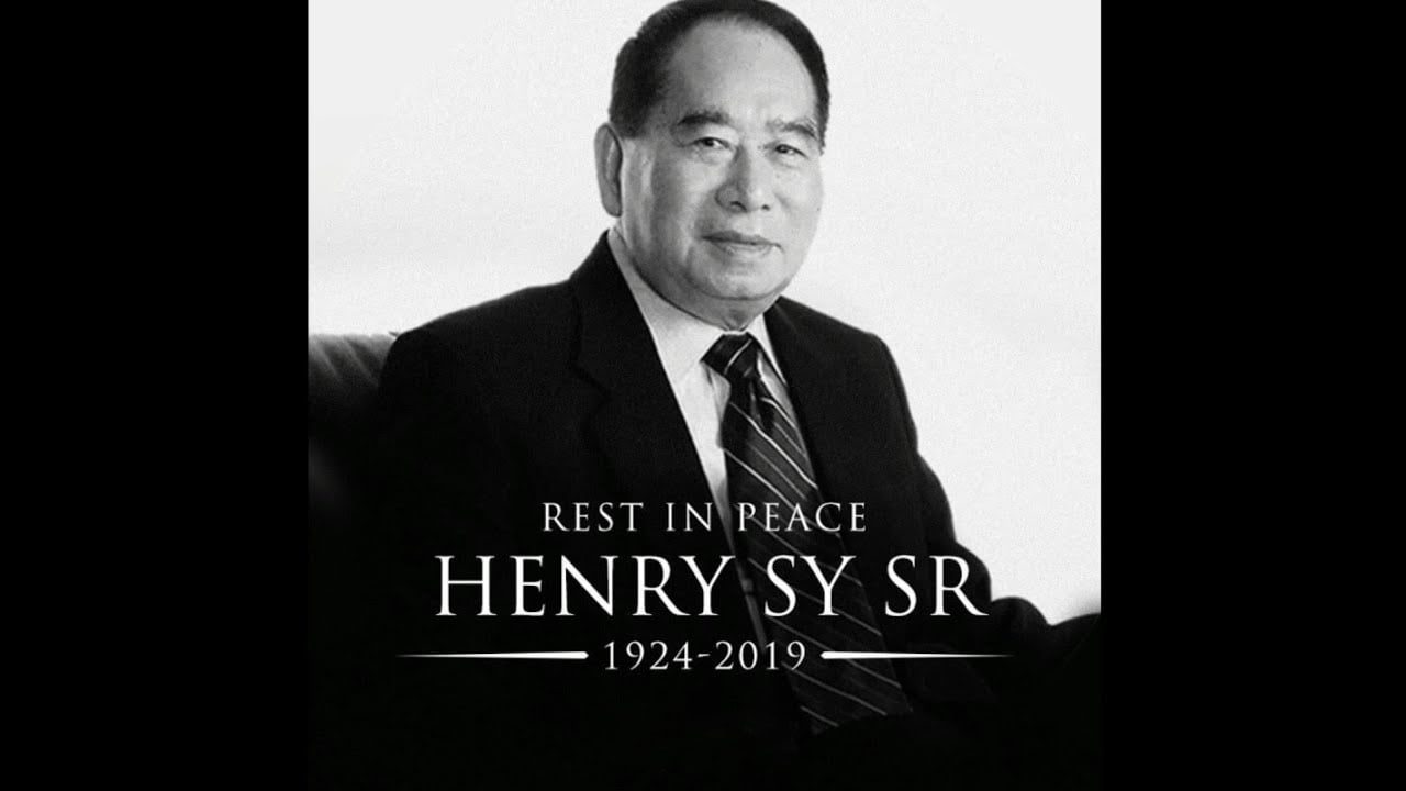 HENRY SY SR. TRIBUTE, REST IN PEACE