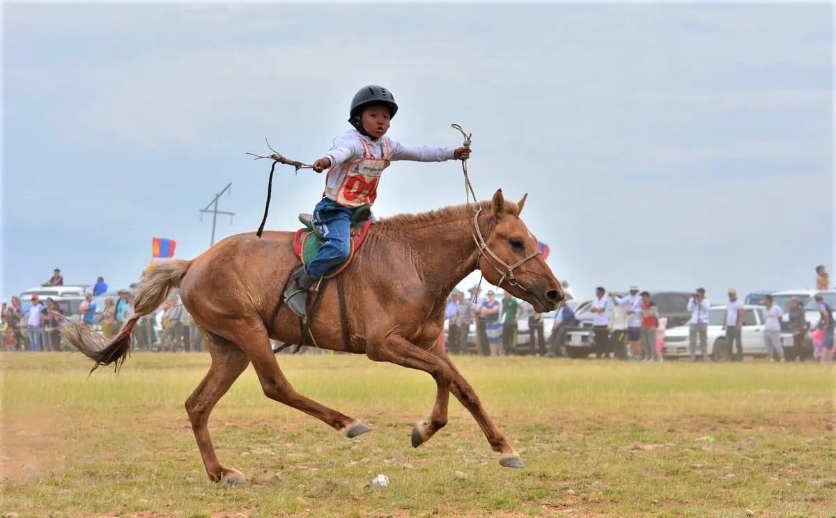 horse racing at Mongolia, famous for the horse racing
