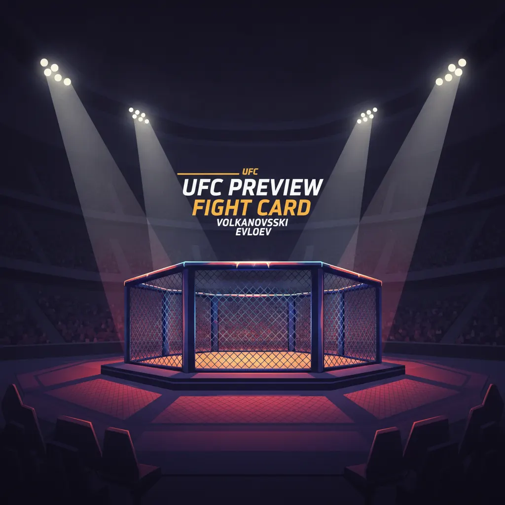 UFC 333 Preview: Volkanovski vs Evloev Fight Card and Start Times