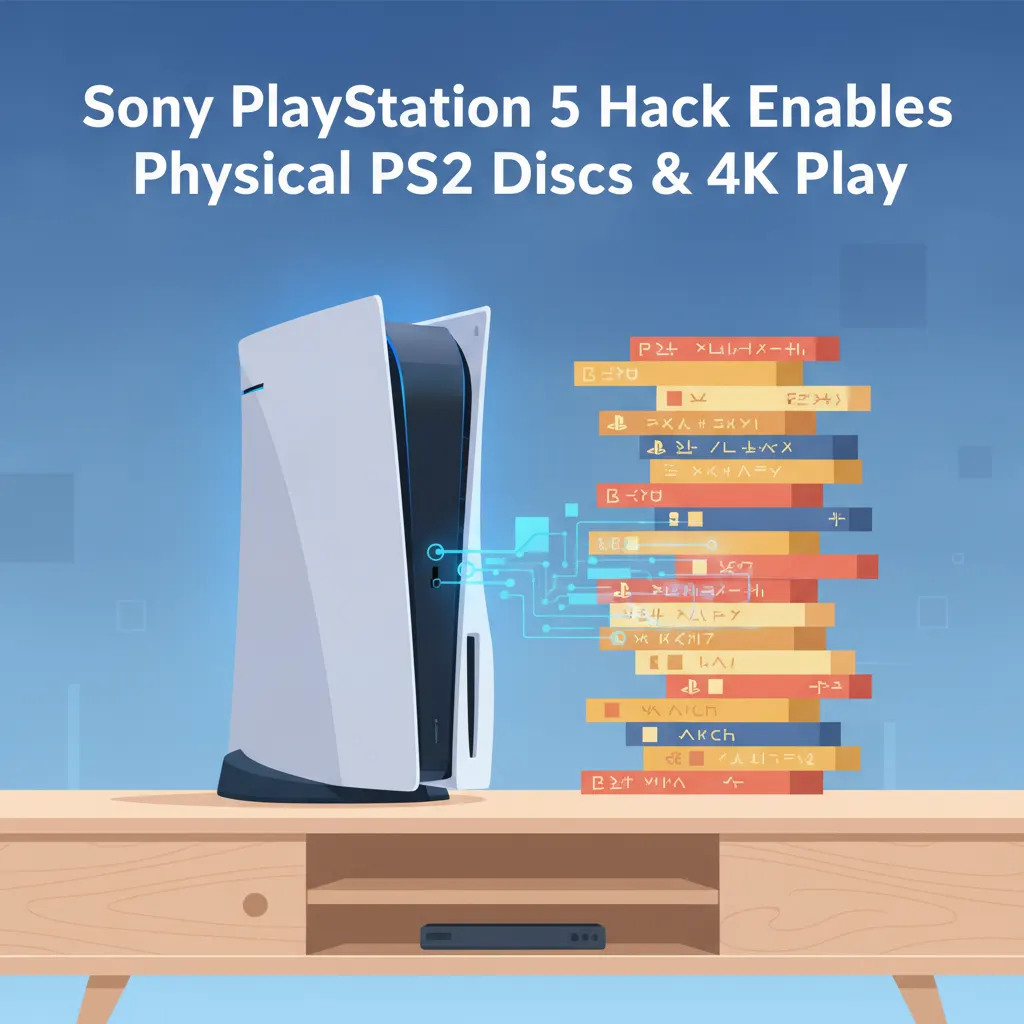 Sony PlayStation 5 Hack Enables Physical PS2 Discs & 4K Play