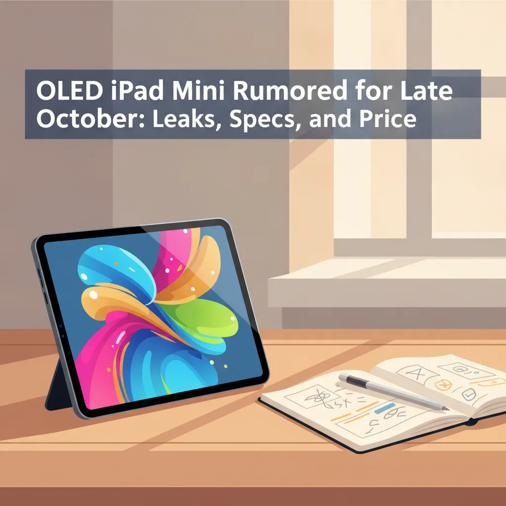OLED iPad Mini Rumored for Late October: Leaks, Specs, and Price
