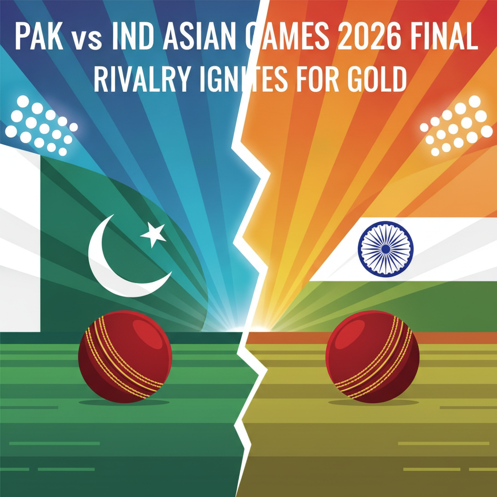 PAK vs IND Asian Games 2026 Final: Rivalry Ignites for Gold