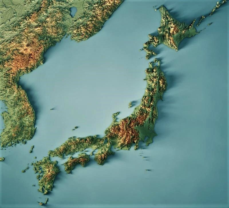 Japan consists of 6852 islands