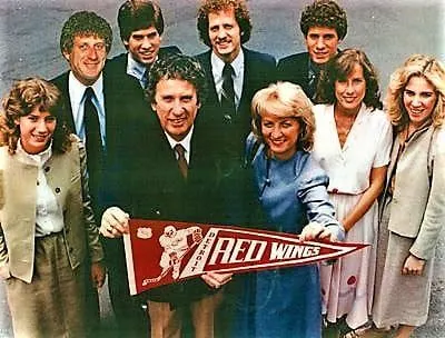 Mike and Marian ilitch and family in 1982, after the purchese
