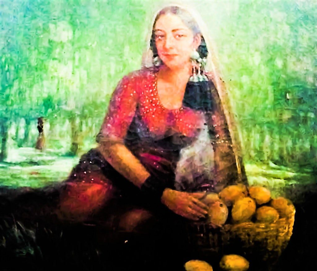 Painting by Ahmed Saeed Nagi, 1990  Courtesy Dr. Nadeem