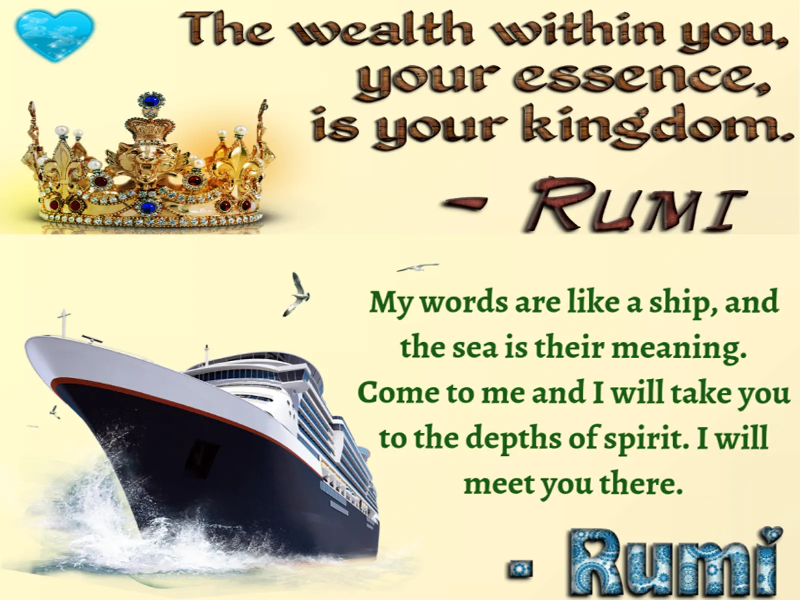 Quotes of Maulana Jalal ud-Din Rumi 