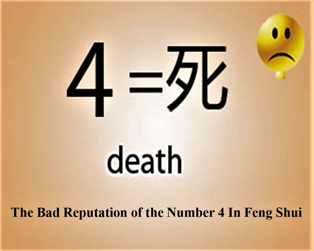 The Bad Reputation of the Number 4 In Feng Shui
