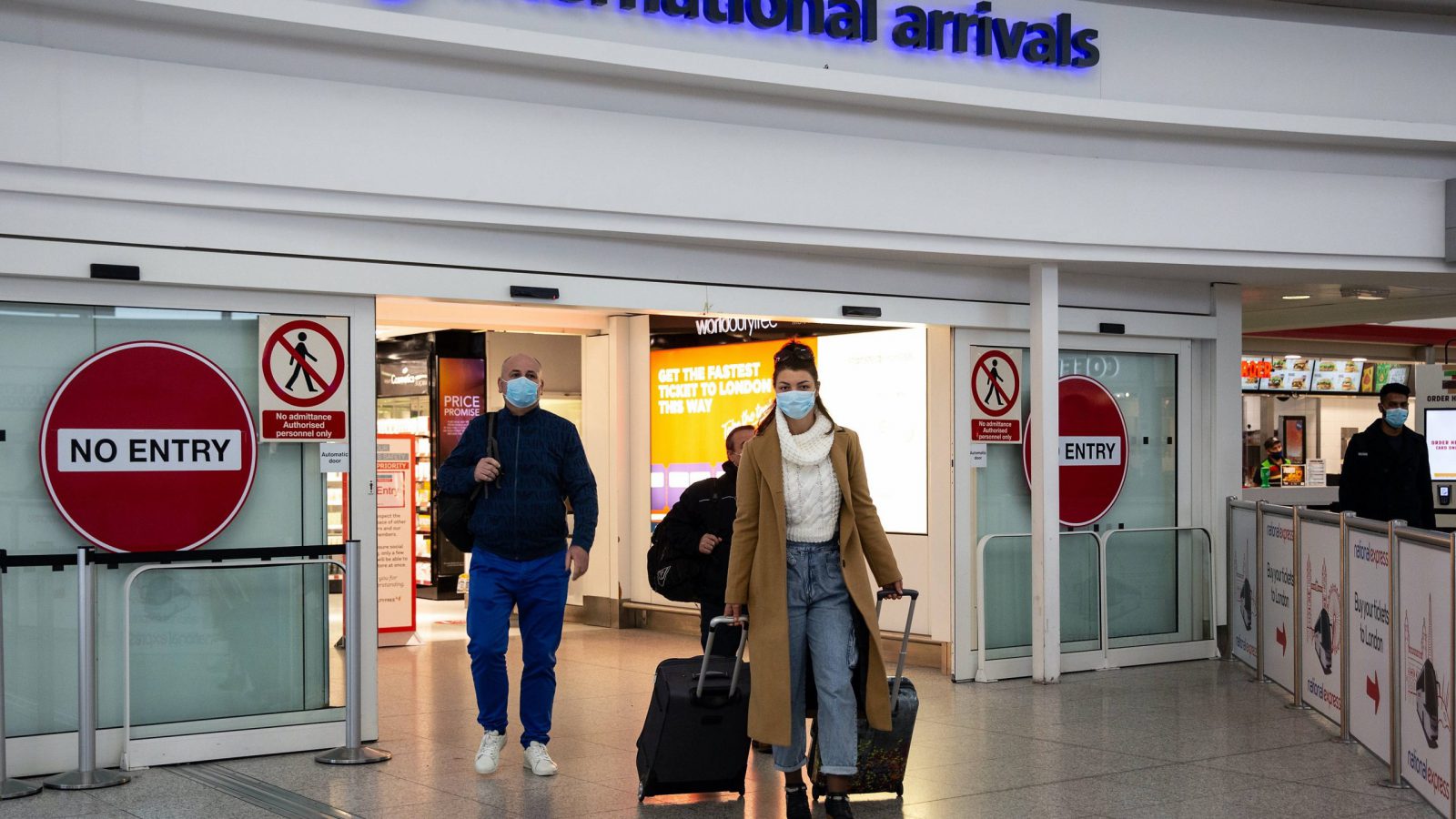 Two cases of 'more transmissible' Covid-19 variant linked to South Africa found in UK new type of virus