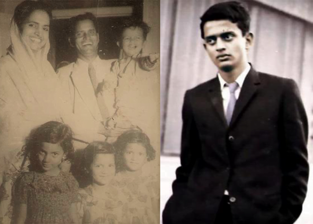 Rashid Minhas and his family