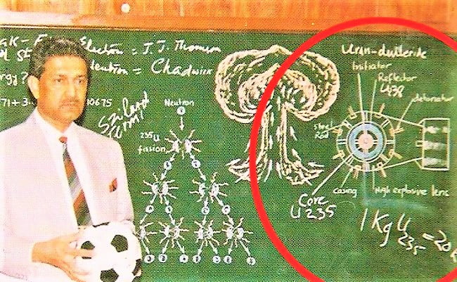 DR. A.Q Khan gave the Formula of Atomic Bomb