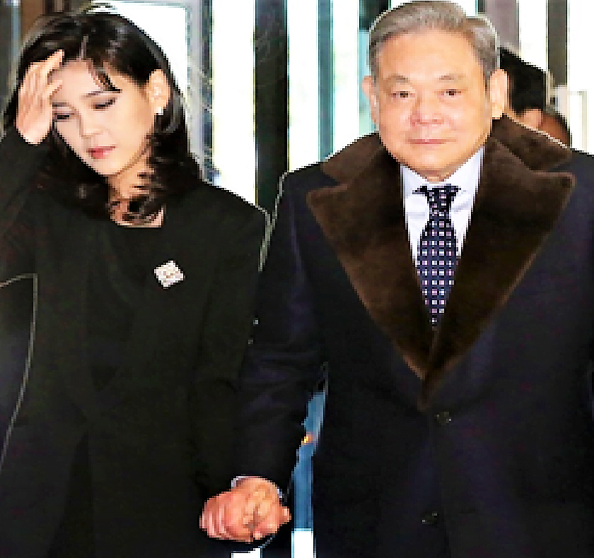 Samsung leader stable after a heart attack