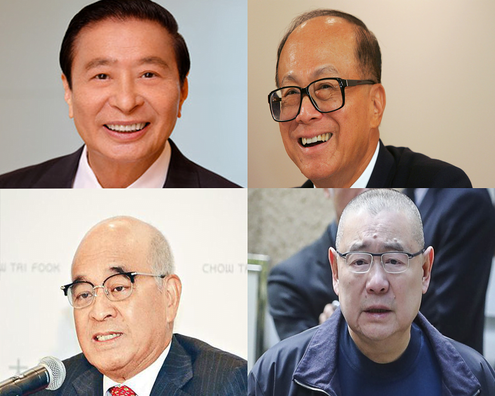Top 4 personalities of Hong Kong