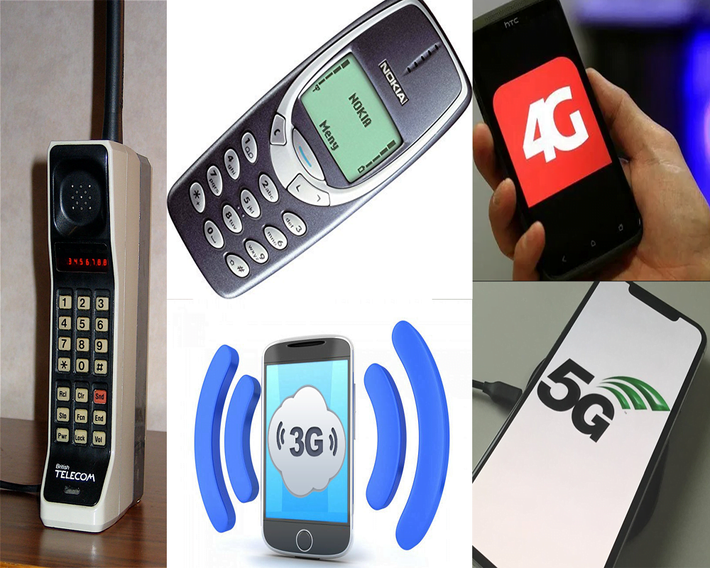 Wireless mobile generations 1G to 5G Tevhnologies