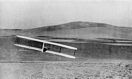 Wilbur Wright banking turn right glider North October 24 1902