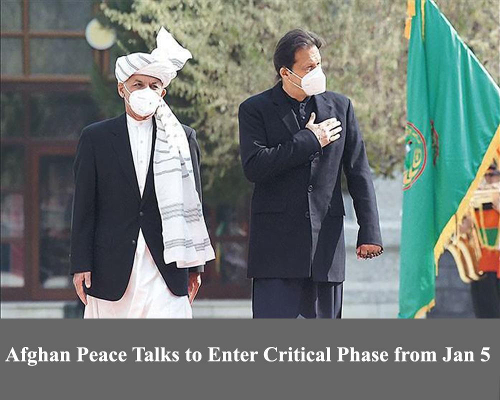 Afghan peace talks to enter critical phase from Jan 5