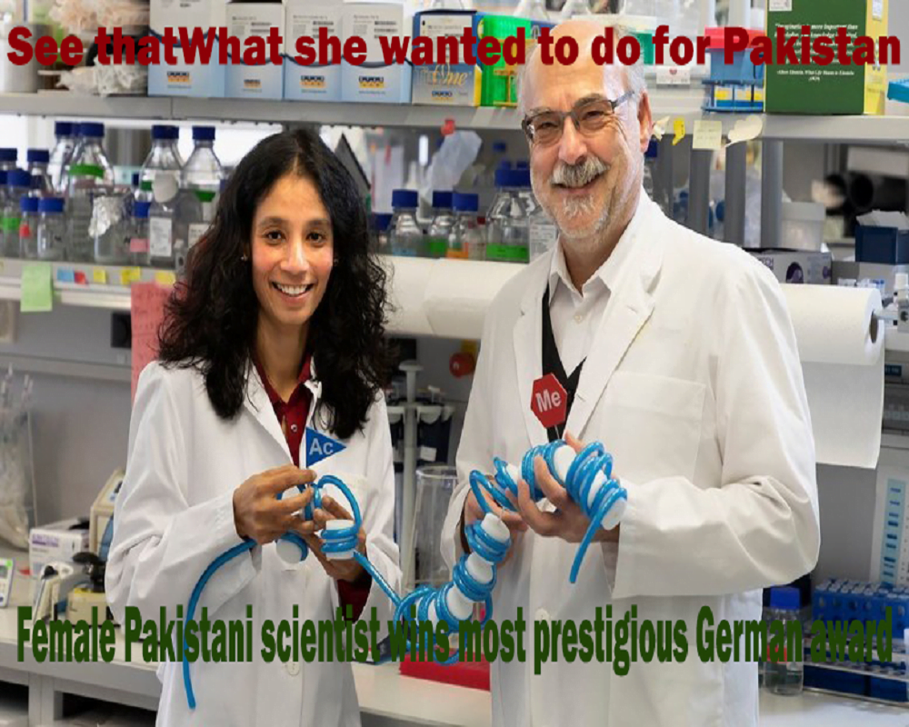 Female Pakistani scientist wins most prestigious German award