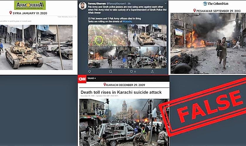 Karachi civil war Pakistan slams Twitter for inaction over Indian fake news