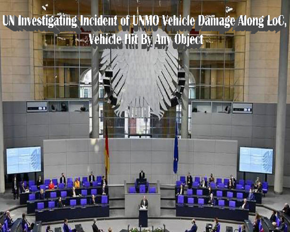 UN investigating incident of UNMO vehicle damage along LoC, vehicle hit by any object