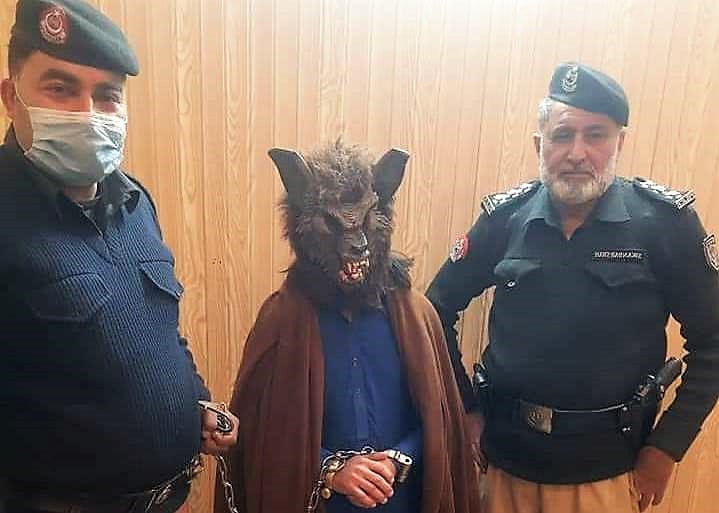 Peshawar Wolfman arrested for scaring families on New year's event